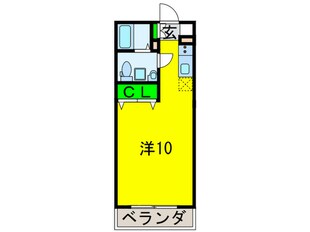 フェリオ南津守の物件間取画像